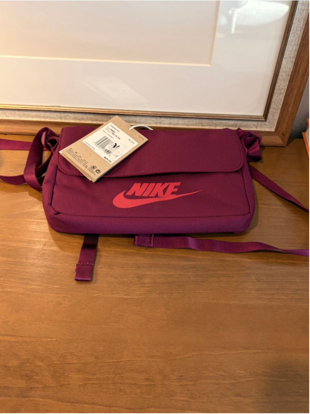 Nike Futura 365 Crossbody Bag - Deep Maroon/Burgundy NWT